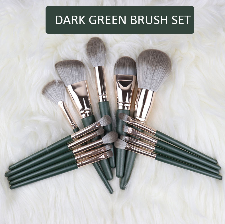 LEISHANG 14PCS Makeup Brush Detail 1