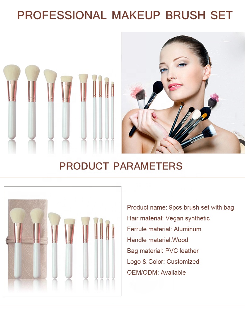 makeup brushes detailed view 2