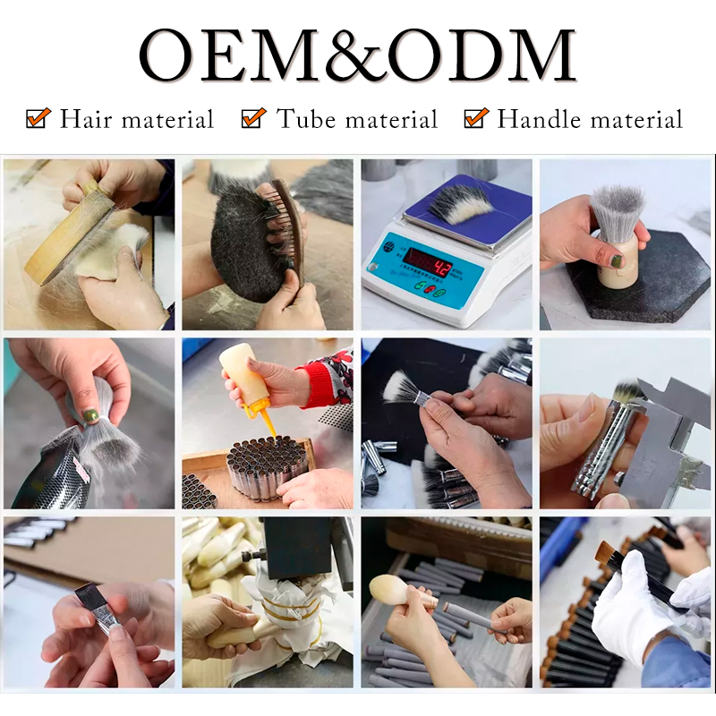 9Pcs Personalized Red Wood Goat Hair Wholesale Natural Hair Luxury High Quality Kit Custom Logo Makeup Brushes Makeup Brush Set