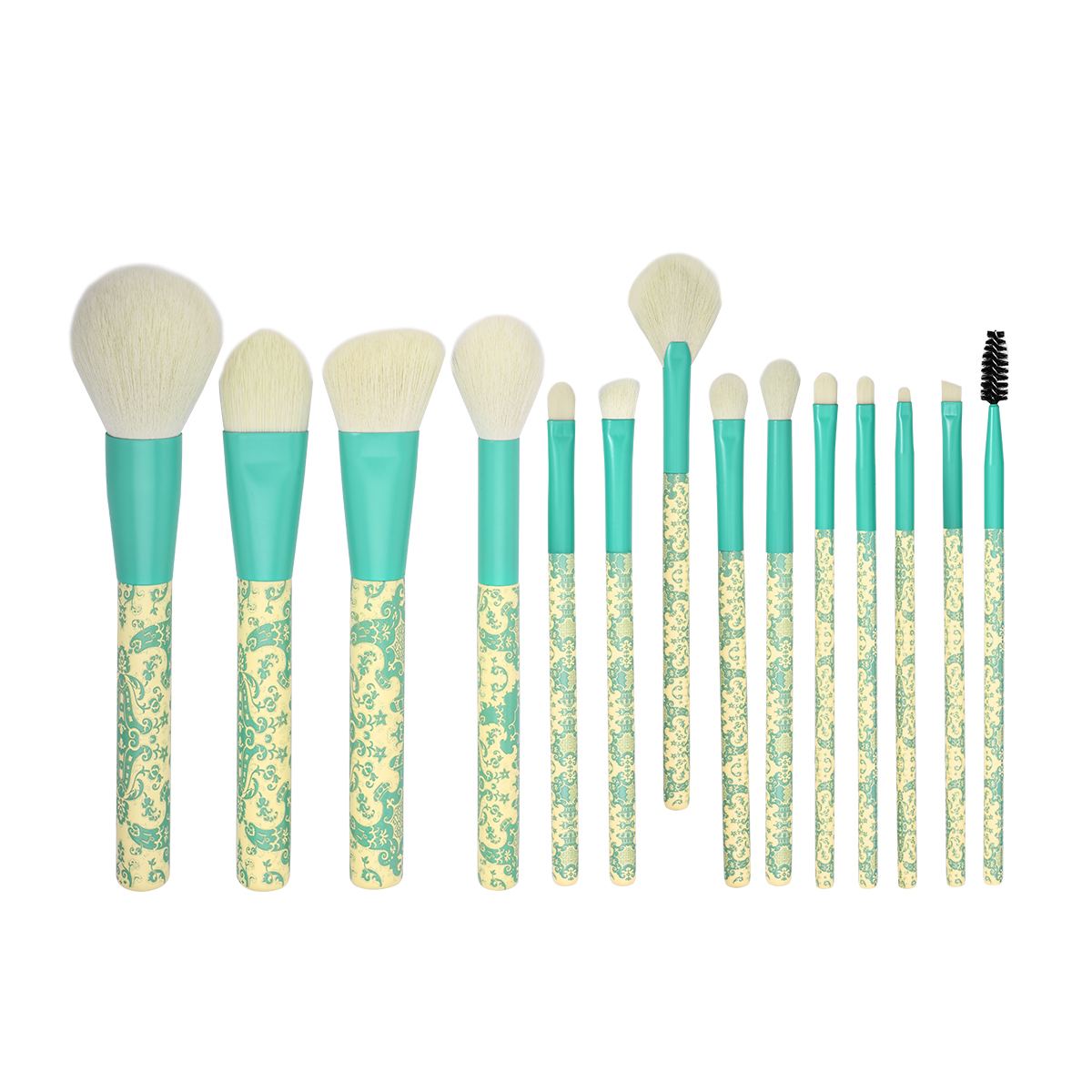 Luxury Customize Makeup Brushes Kit Premium Synthetic Face Foundation Powder Blush Highlighter Eye Brushes Set