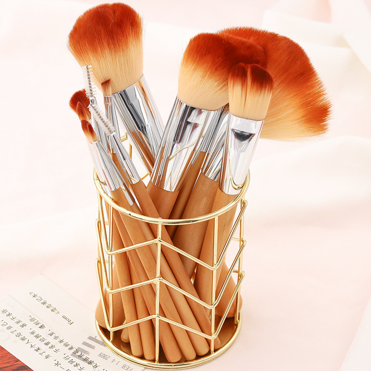 Well Designed High Quality Eco Friendly Travel Brush Vegan Luxury Make Up Brushes Private Logo Bamboo Handle Makeup Brushes Set