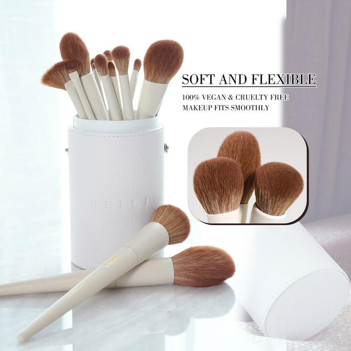 Wholesale Custom Packaging Private Label Vegan Makeup Brush Set Synthetic Eye Face Cosmetic Brushes Concealer for Foundation