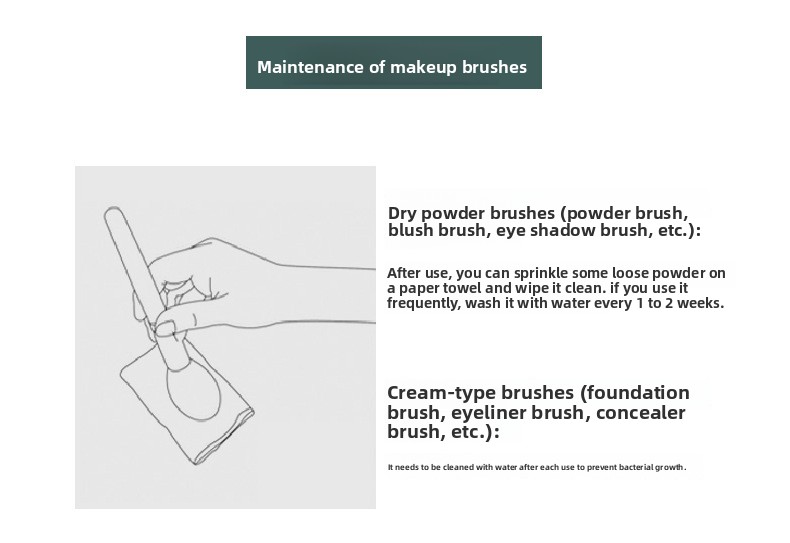 Professional beauty blender and brushes