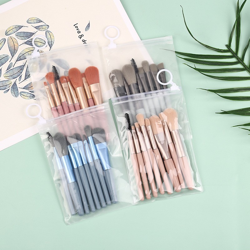 8Pcs Makeup Brush Set Makeup Concealer Brush Blush Loose Powder Eye Shadow Highlighter Foundation Brush Beauty Tools