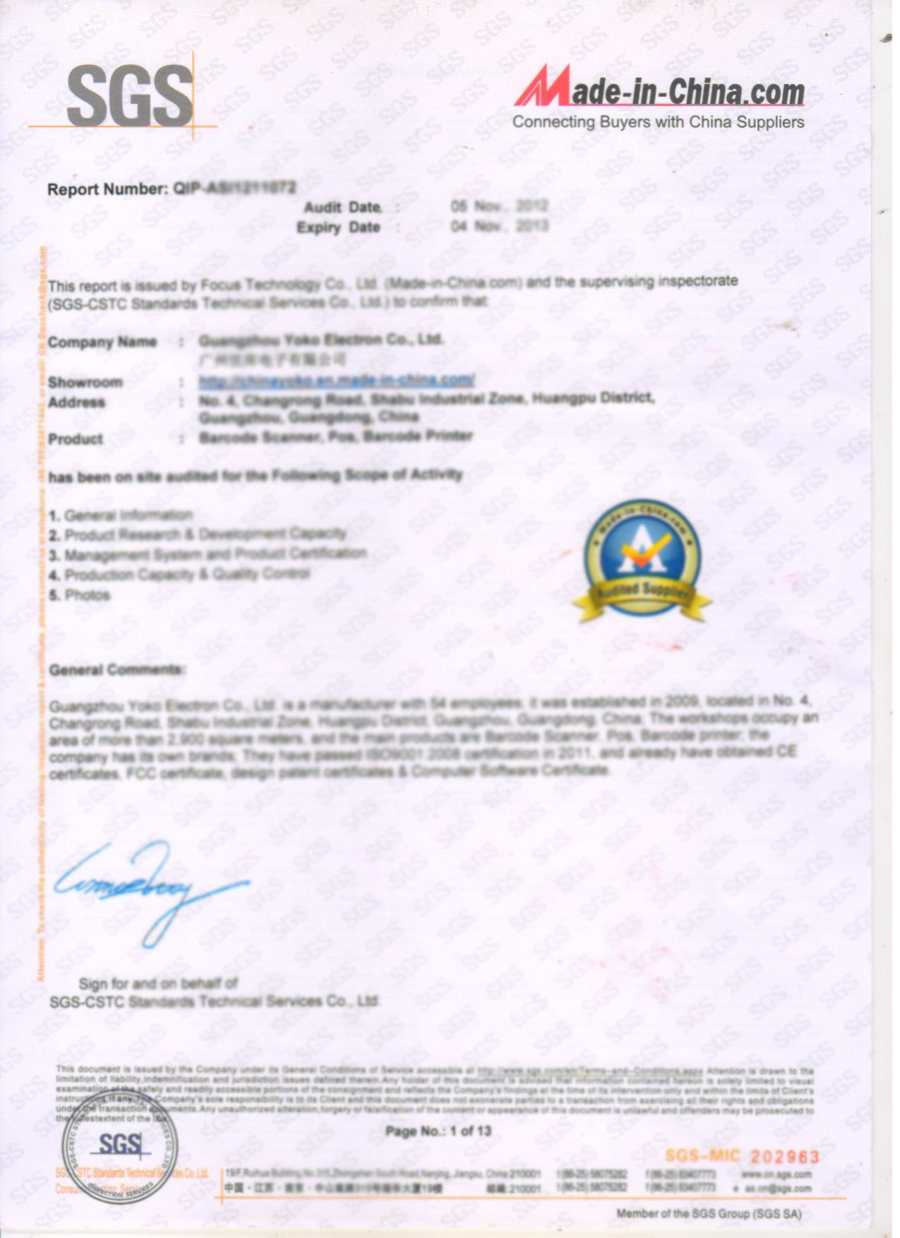 Certification 2