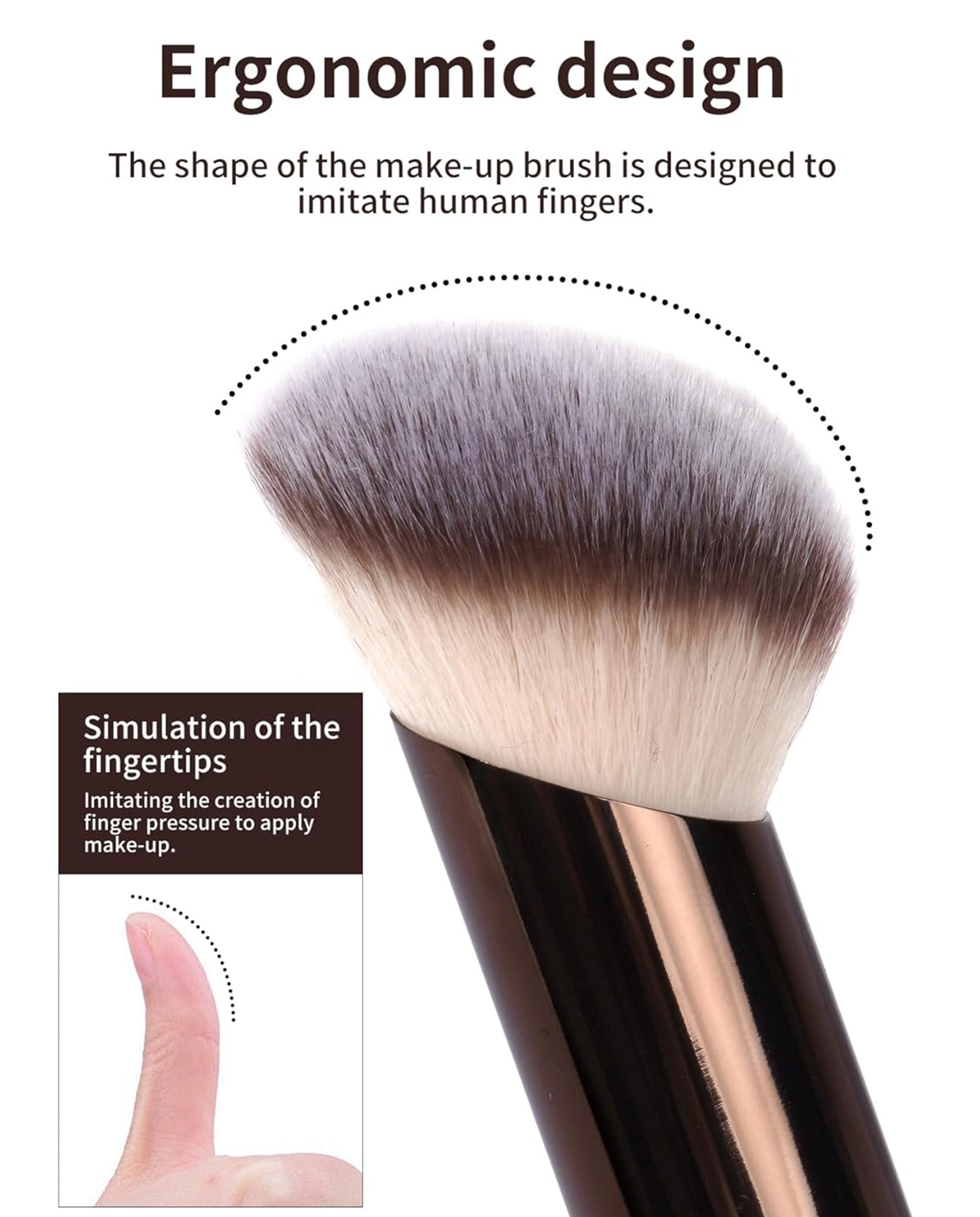 Cosmetics Blending Blush Brush Application