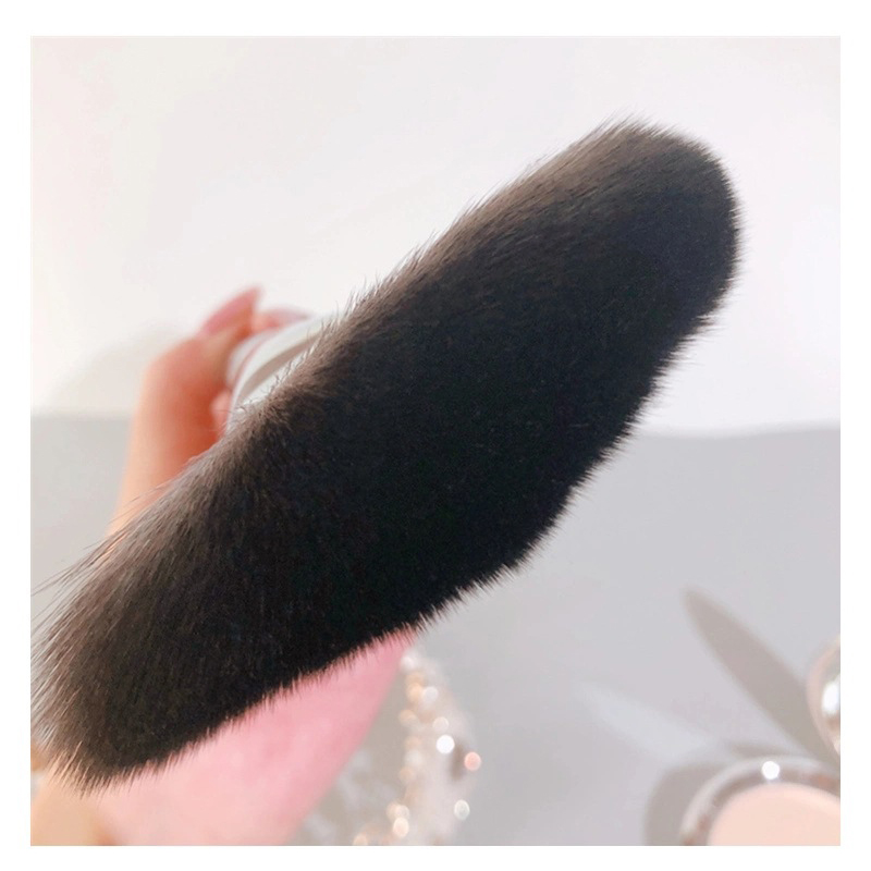 Eco Friendly Large Makeup Brushes Cosmetic Fan Shape Big Soft Face Highlighting Single Powder Make up Brush