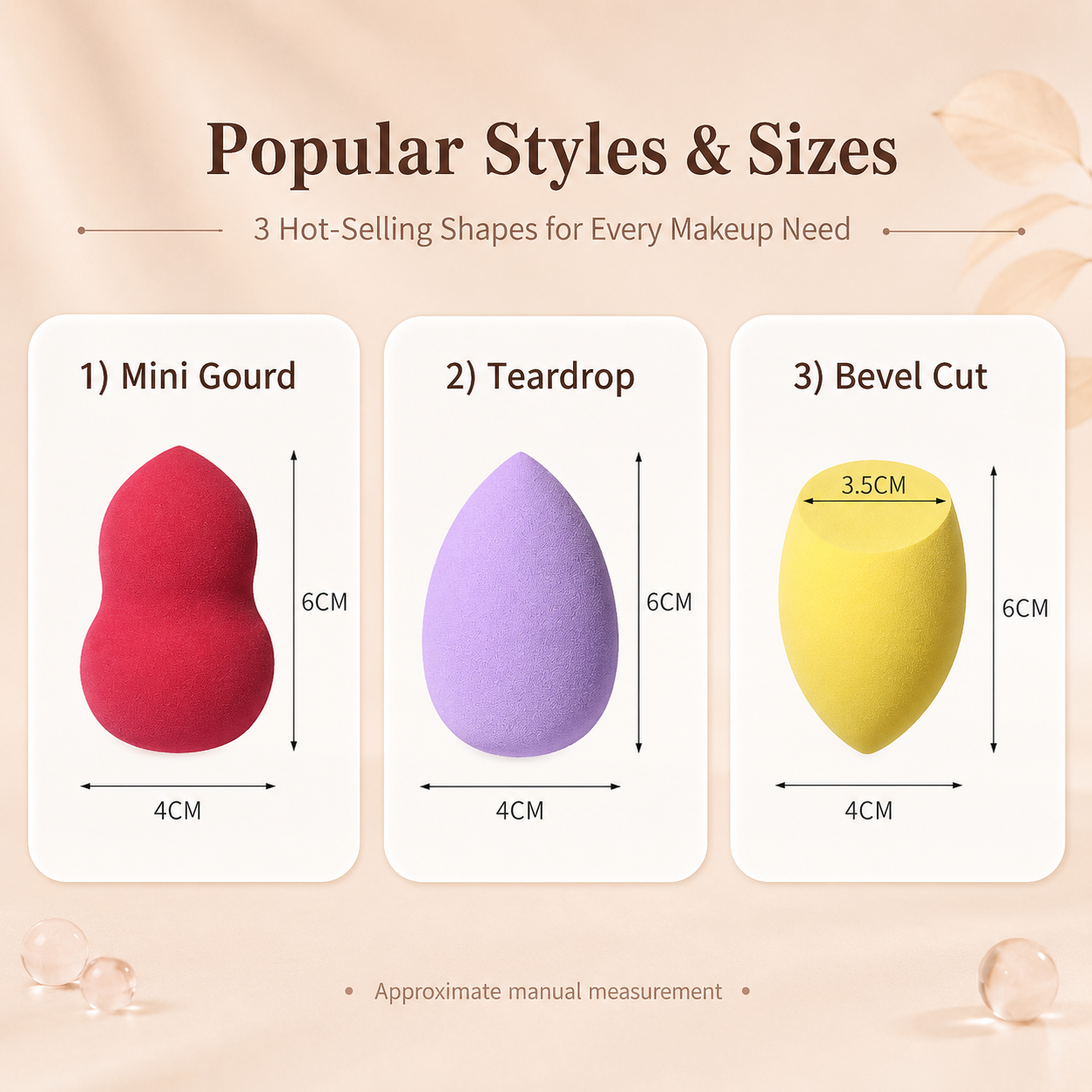 High Quality Custom Logo Portable Eco-Friendly Soft Latex Free Makeup Sponge Beauty Egg Blender Set With Box