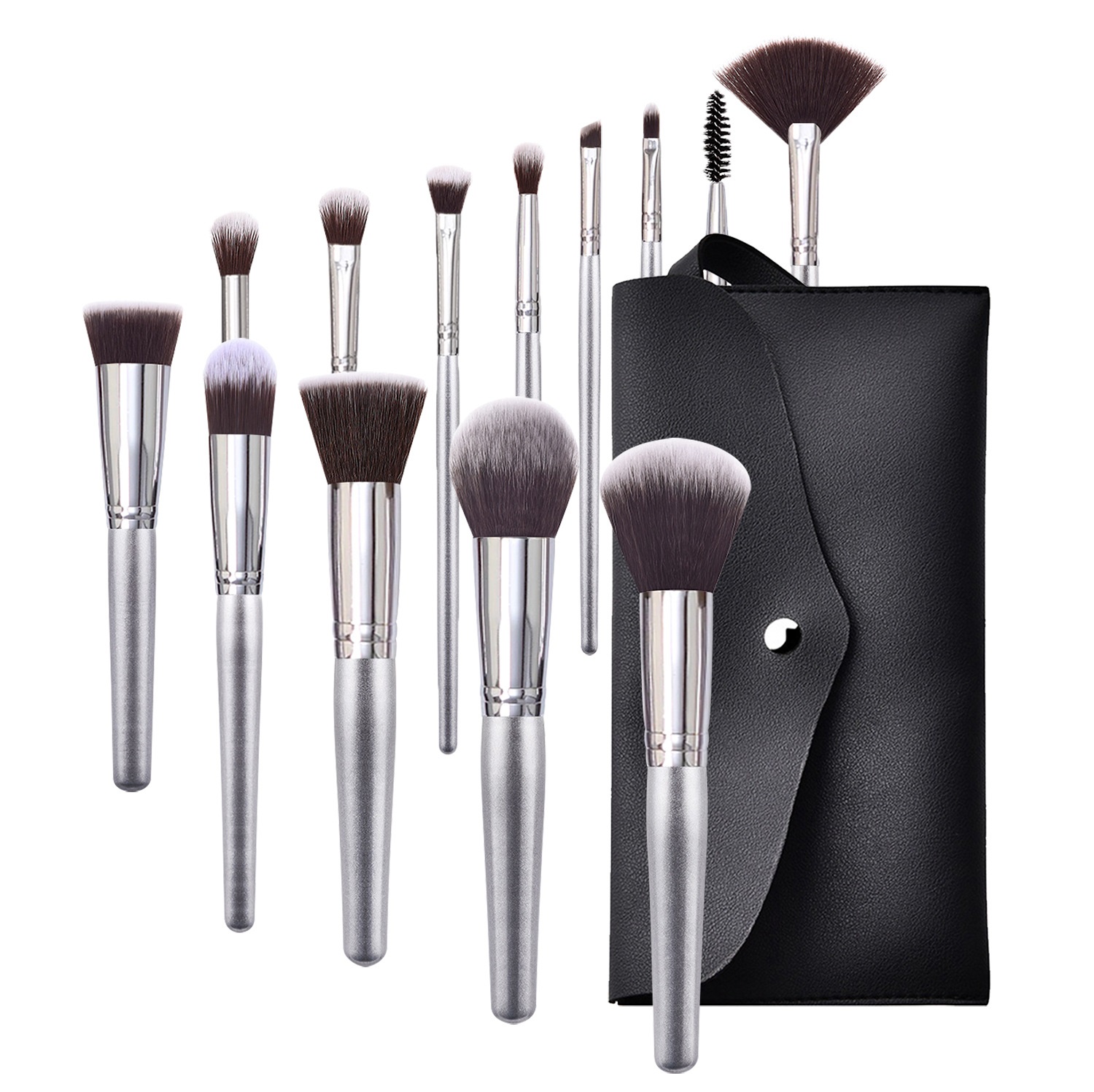 Wholesale 13 Pcs/set Luxury Vegan Professional Makeup Brush Set Custom logo Tool Make up High Quality Brushes Set with Bag