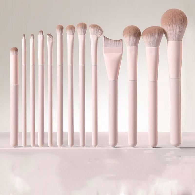 13-piece Makeup Brush Tools Set Including Eyeshadow Brush Contour Blending Brushes Shadow and Beginner's Set With Soft Bristles