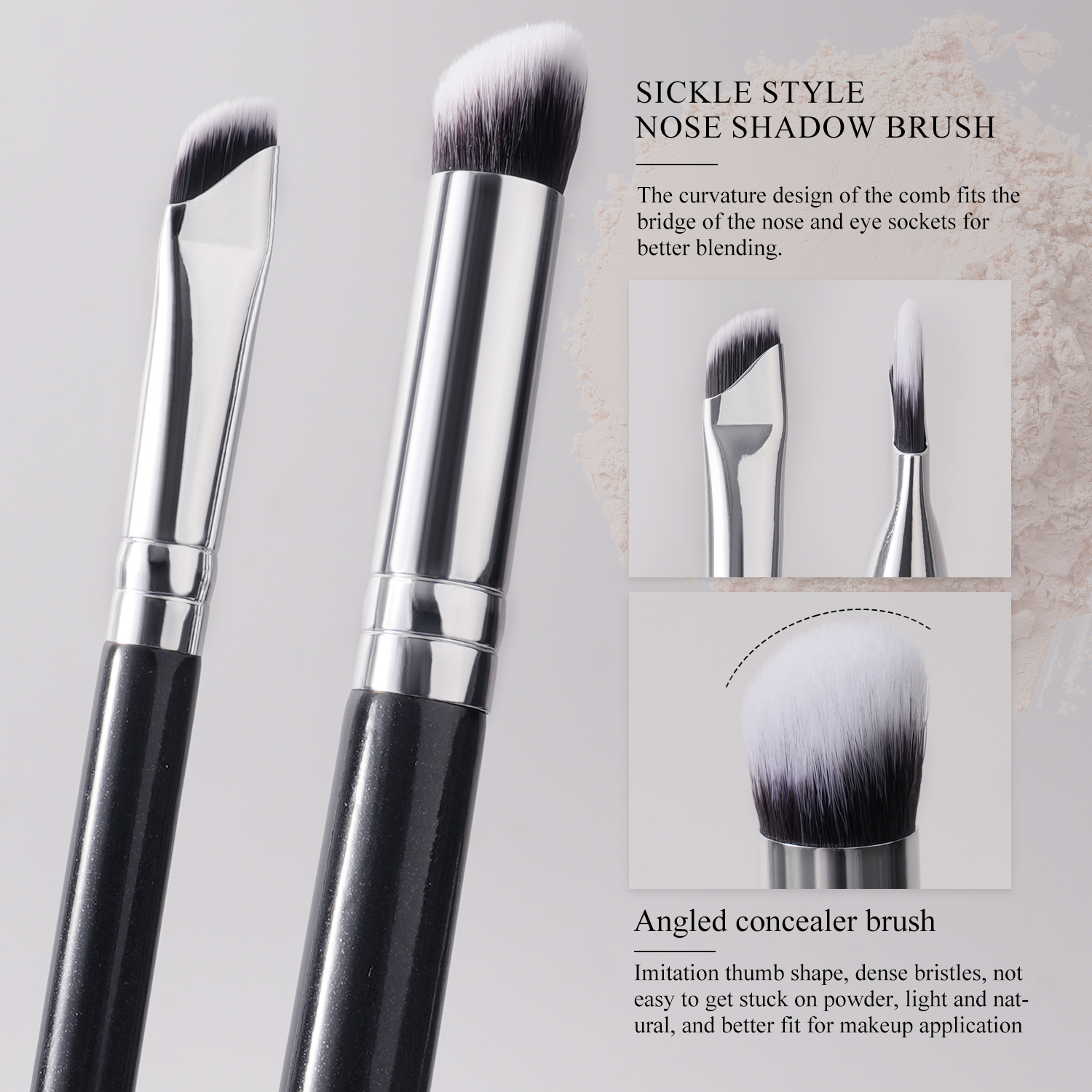 Luxury makeup brush set detail 8