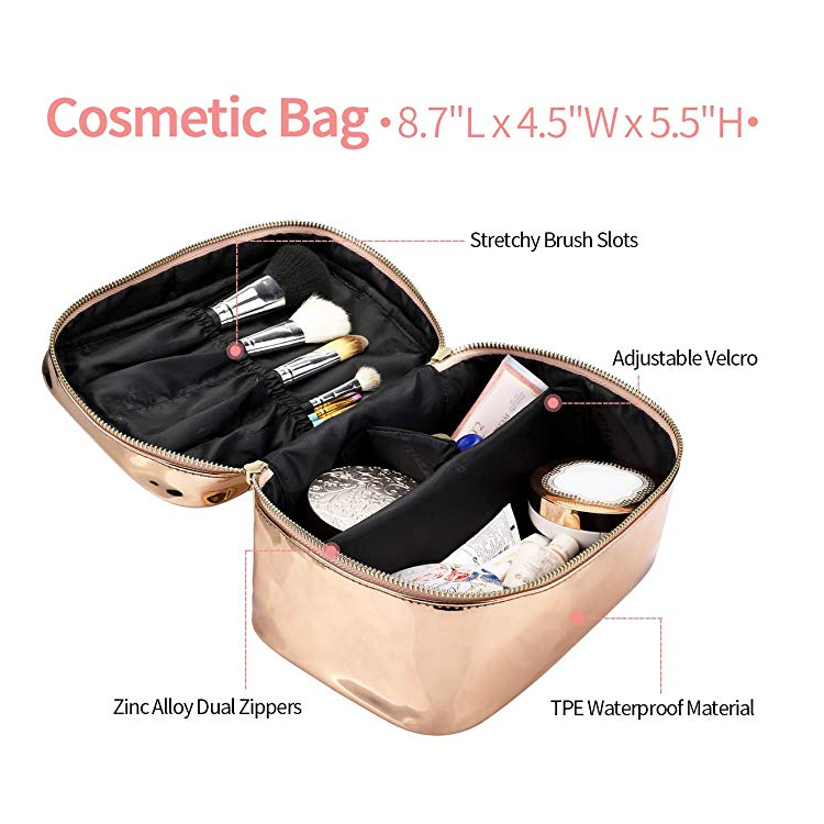 Custom logo Makeup Bag Details 3