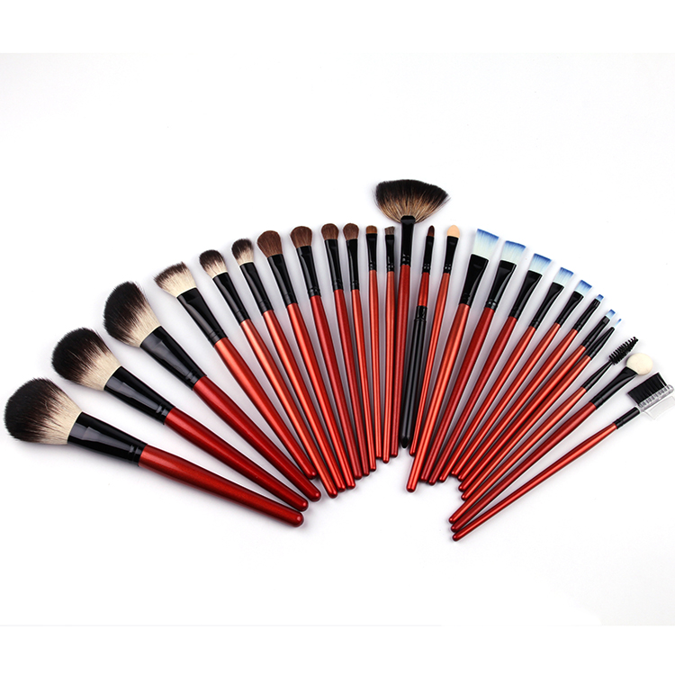Professional 26pcs Natural Hair Make up Brush Kabuki Make-up Brush Set With Bag