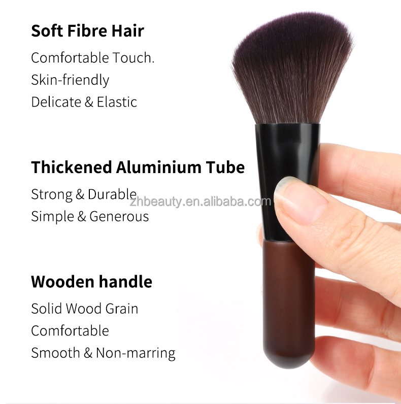 Goat Hair Wholesale Natural Hair Luxury Makeup With Logo Mini Travel Luxury Professional Makeup Brush Set With Custom Logo