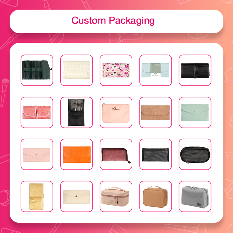 Wholesale 8pcs Eye Makeup Brush Set Custom Private Label Logo Cosmetics Makeup Brush Kit