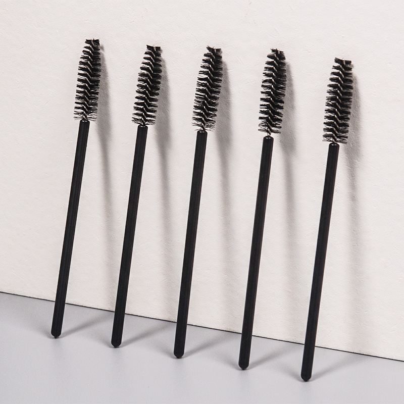 Mini Disposable Nylon Mascara Lash Wand Bendable Eyebrow Cleaning Spoolie Applicator Eyebrow Makeup Cosmetic Extension Brush