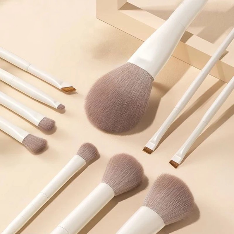 5/7/10/12Pcs Eyeliner Eyeshadow Contour Powder Brush Facial Beauty Cosmetic Tool Professional Makeup Brushes Set