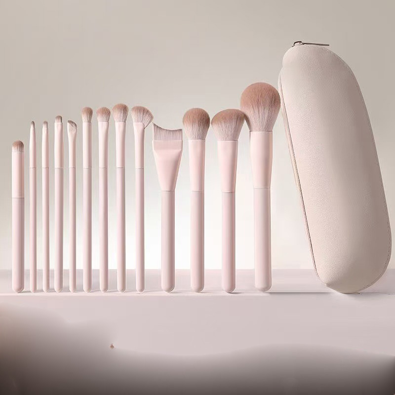 13-piece Makeup Brush Tools Set Including Eyeshadow Brush Contour Blending Brushes Shadow and Beginner's Set With Soft Bristles
