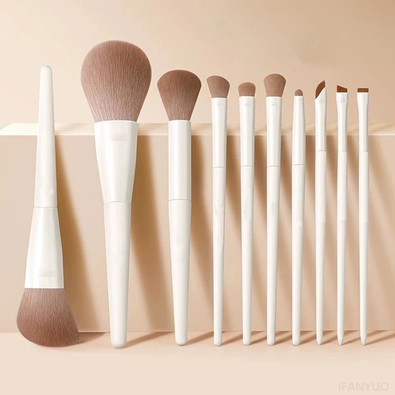 5/7/10/12Pcs Eyeliner Eyeshadow Contour Powder Brush Facial Beauty Cosmetic Tool Professional Makeup Brushes Set