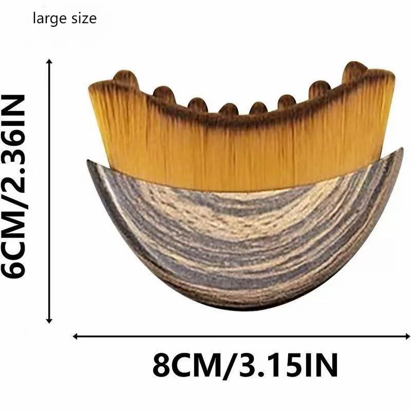 New Arrival Multifunctional Synthetic Hair Plastic Handle Face Brush Facial Care Massage Tools Sculpting Makeup Beauty Care