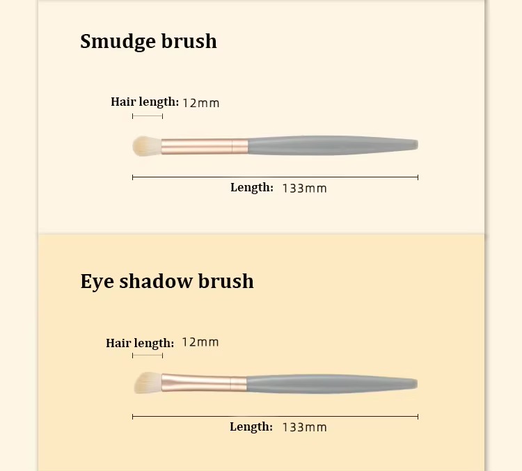 Premium Synthetic Hair Brushes Detail