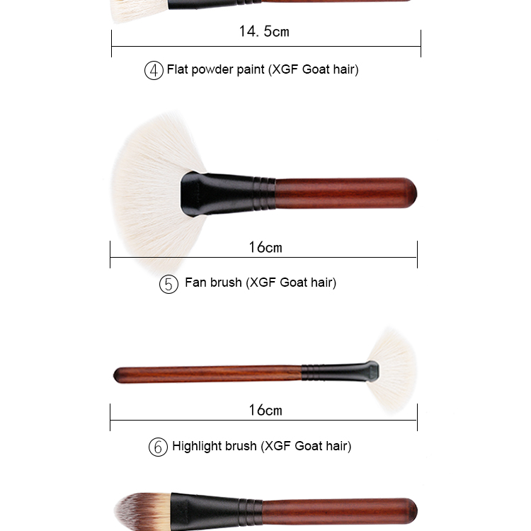 Wood Handle Brush Details