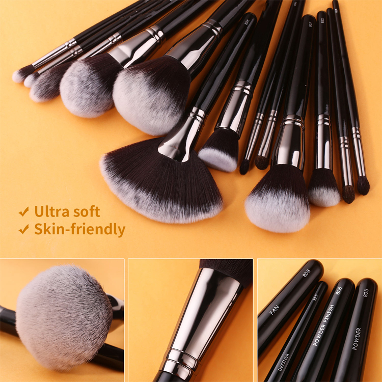 Hight End Makeup Tools 40pcs Comprehensive Makeup Brushes Natural Goat Hair Professional Makeup Brush Set