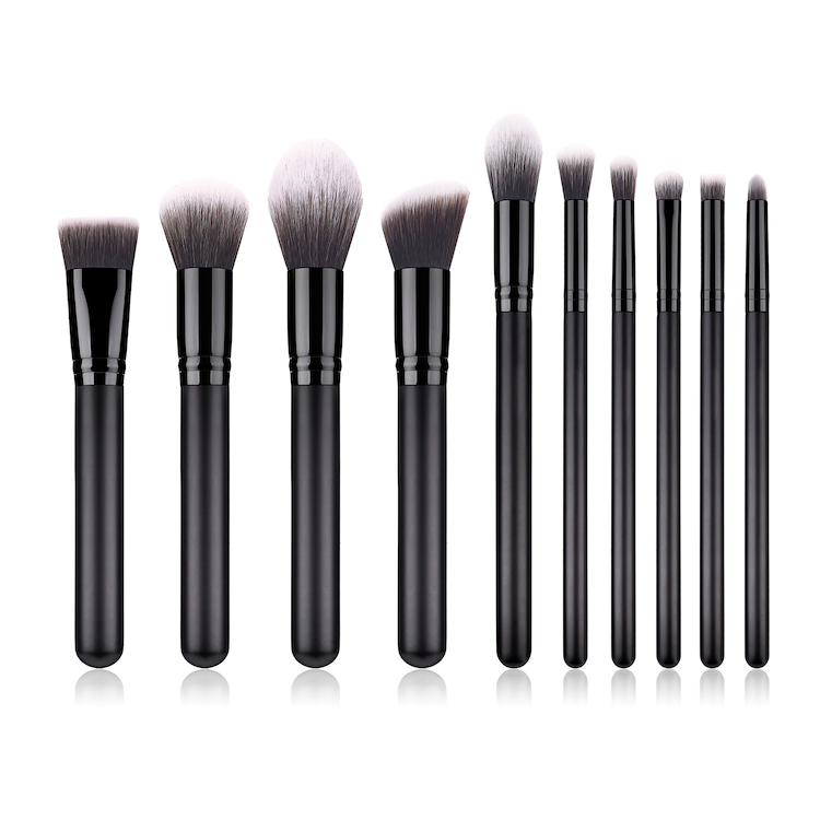 Wholesale Private Label Professional 10-Piece Makeup Cosmetic Brush Kit Collection