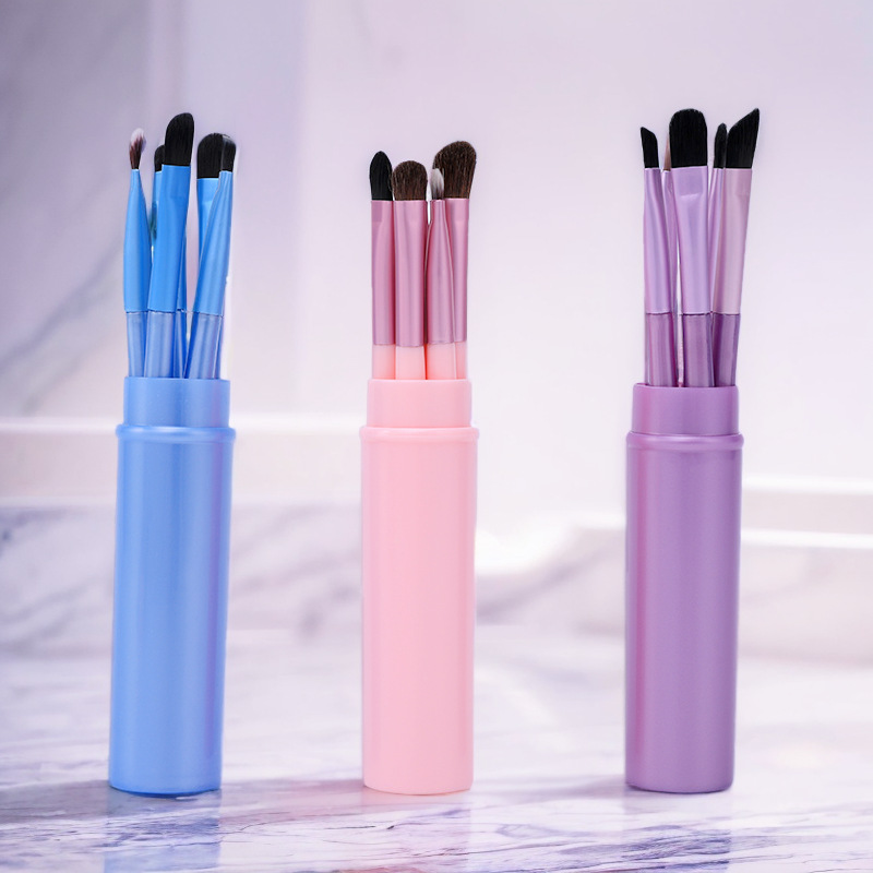 5pcs Eye Brush Set Blush Eyeshadow Brushes Delicate Soft Tools Foundation Blush Blending Beauty Makeup Brush Sets