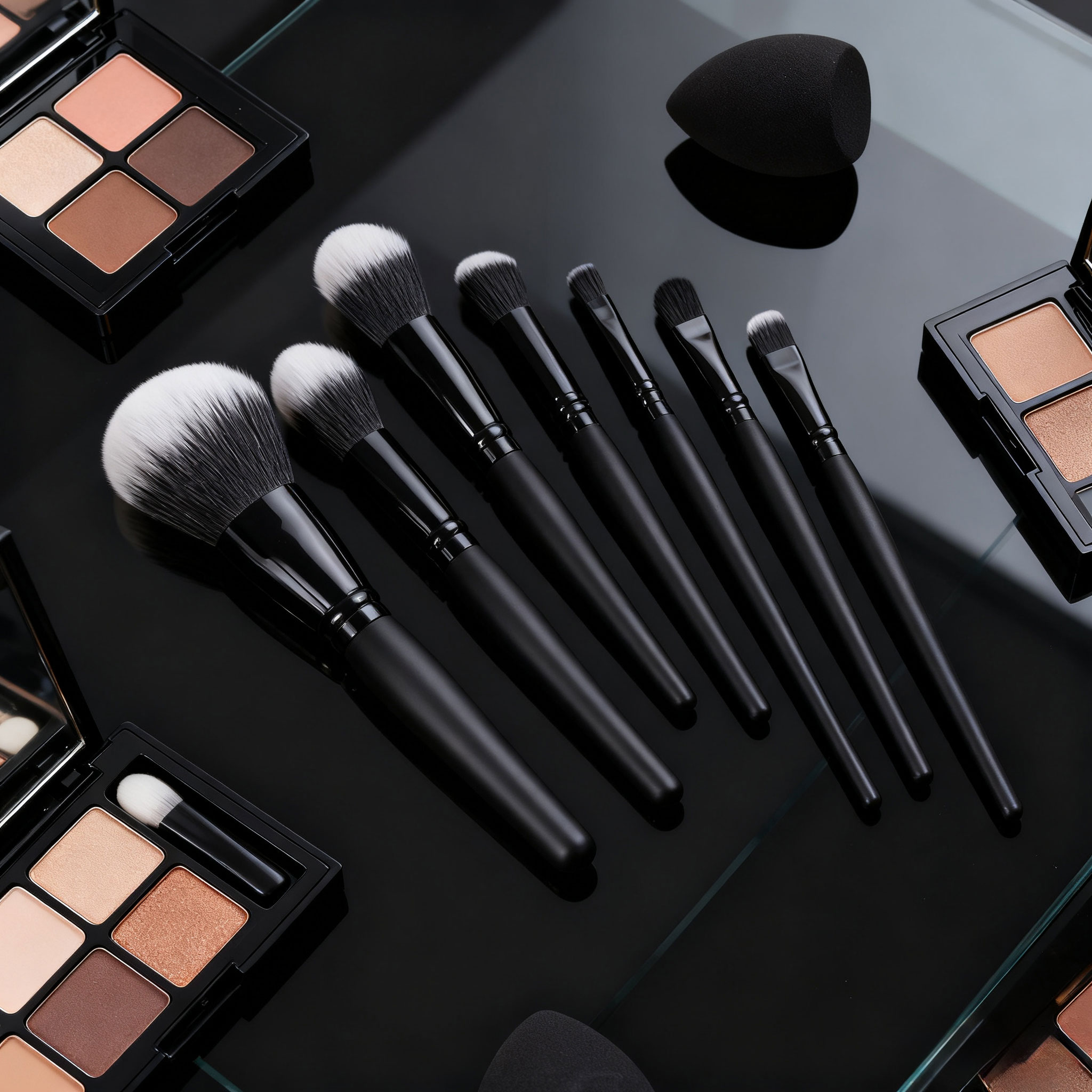 OEM Professional 15-Piece Makeup Brushes Synthetic Fibre Face Concealer Highlighting and Face Application Makeup Brush Set