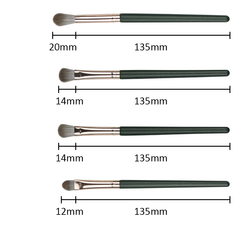 LEISHANG 14PCS Makeup Brush Detail 6