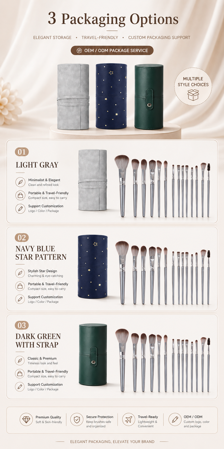 Makeup Brush Set View 2