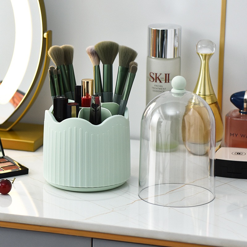 Factory Direct Organizer Storage Makeup Sets Cosmetic Box Brush Holder Eyebrow Pencil Plastic Box Waterproof Ready to Ship