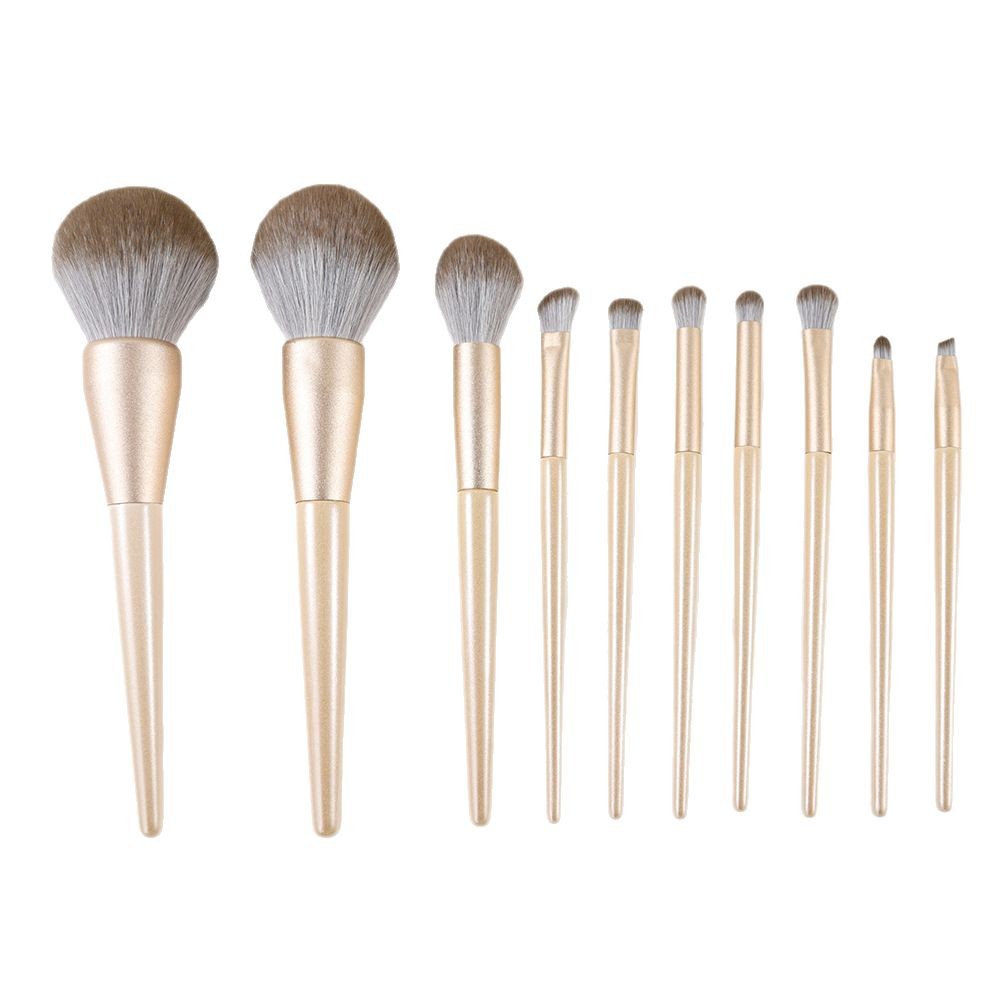 Elegant Gold Beauty Brushes