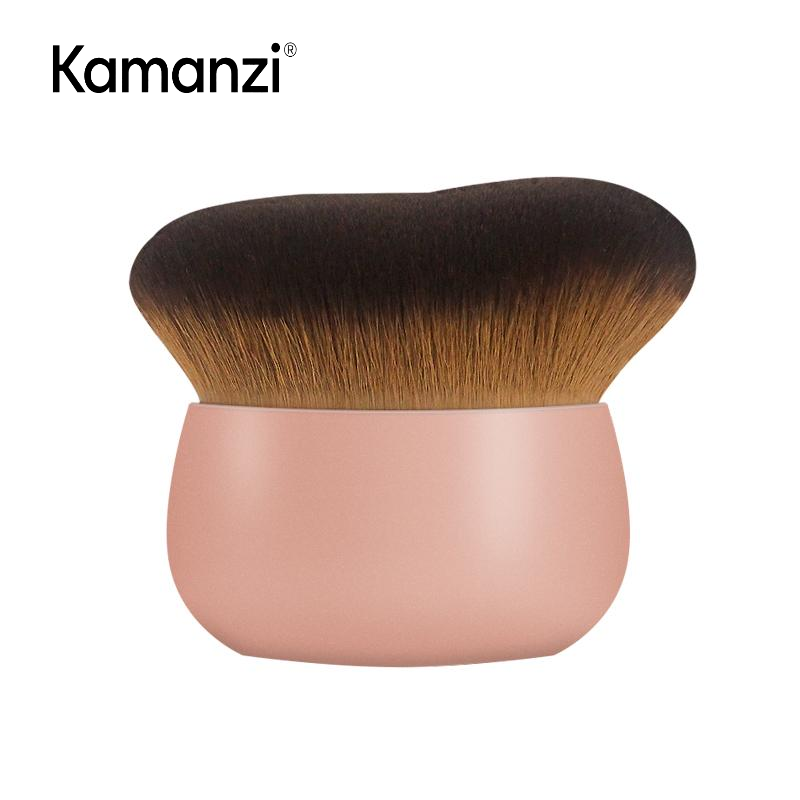 Kamanzi Vegan Makeup Brush Set Flat Silicone Foundation Lotion Tanning Body Concealer Handle for Applying Products