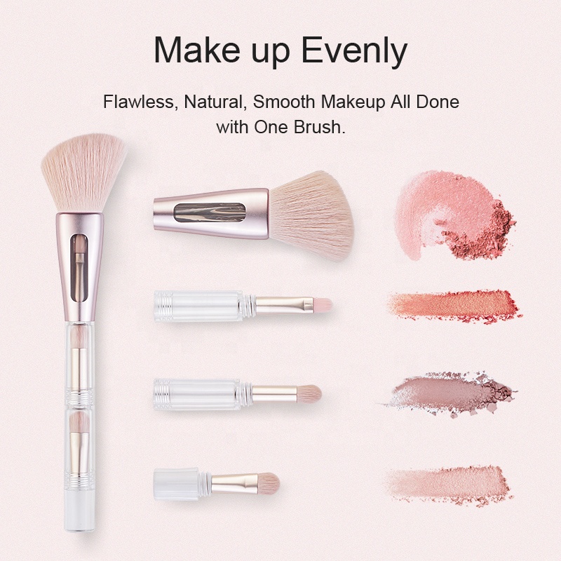 Trending Hot Products 4 in 1 Makeup Brushes Private Label