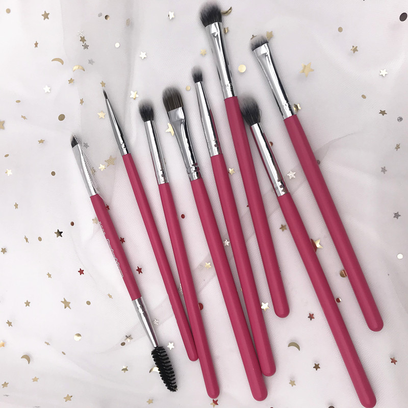 YRX W016 8PCS Custom Professional Eye Brow Brush Make up Brushes Sets Wholesale Makeup Brush Set