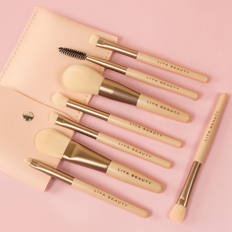 Wholesale 8pcs Eye Makeup Brush Set Custom Private Label Logo Cosmetics Makeup Brush Kit