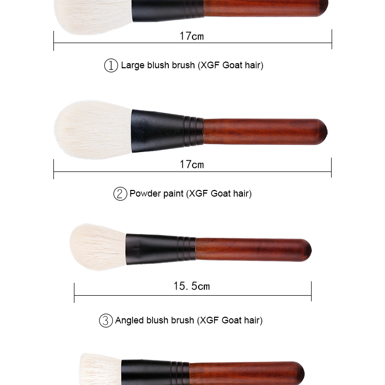 Goat Hair Makeup Brushes