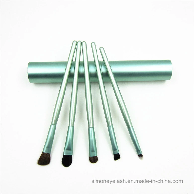 5PCS Makeup Brushes for Beginner with with Round Tube Case