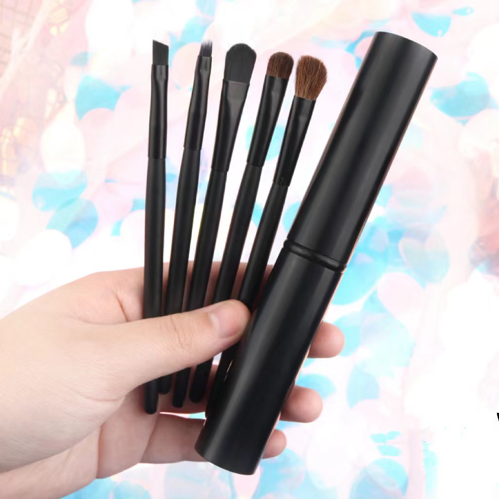 Mini Eye Make up Brush Set 5pcs Private Logo Travel Makeup Brush Foundation Cosmetics Powder Face Brush Makeup