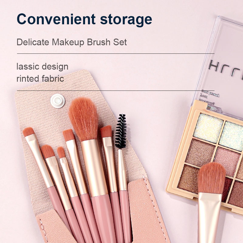 Mini 8Pcs Makeup Brushes Set 3