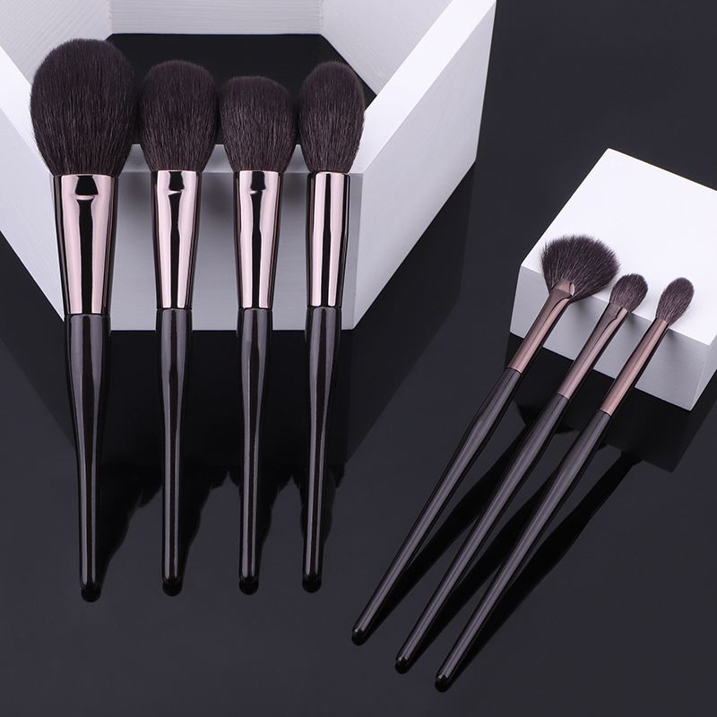 Drunk Beauty Dongguan Animal-Hair 15-Piece Makeup Brush Set Fine High-Grip Natural Hair Loose Powder Foundation Brushes Wood
