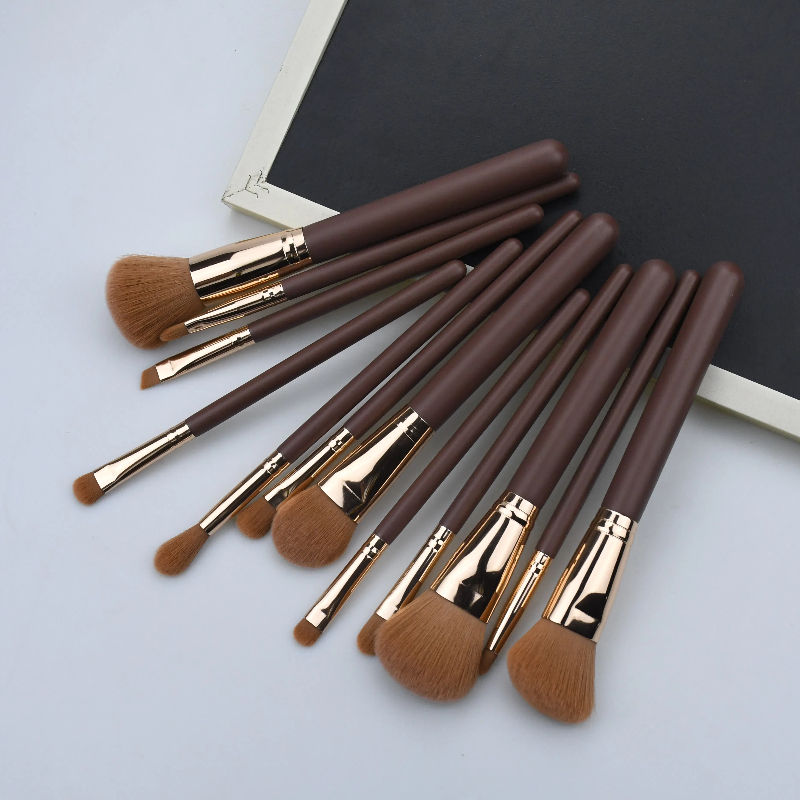Custom Professional Makeup Brush Set 12pcs Wholesale Brush Make Set up Luxury Private Label Cosmetic Makeup Brush Set Kit