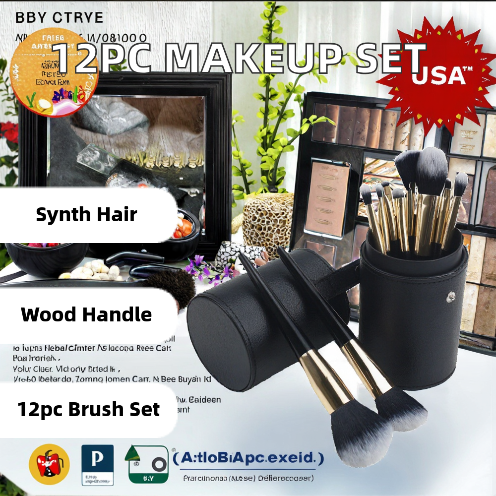 Makeup Brush Set usage