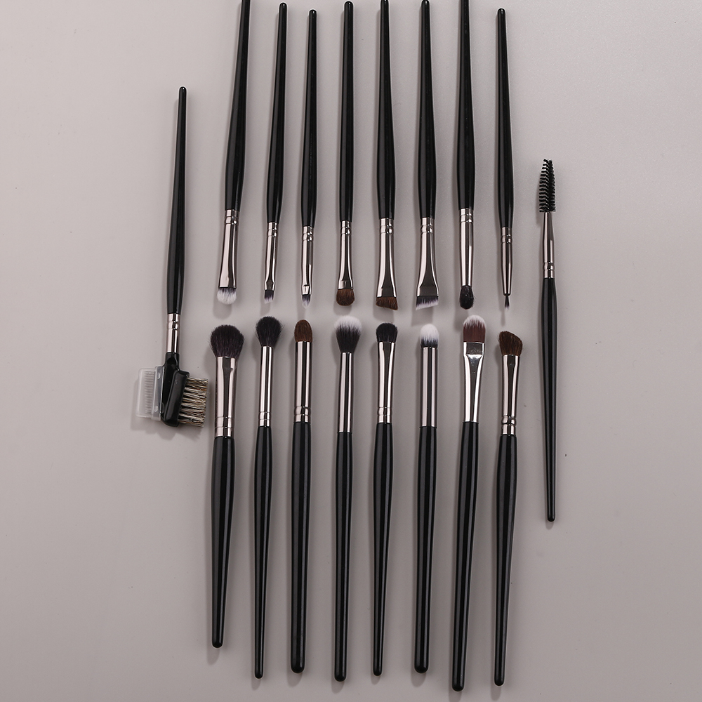 IPRESTA 18Pcs Professional Eye Makeup Brushes Set-Premium Synthetic Bristles 260g Weight for Eyeshadow Eyebrow Eyeliner Blending