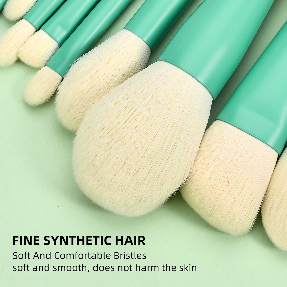 Luxury Customize Makeup Brushes Kit Premium Synthetic Face Foundation Powder Blush Highlighter Eye Brushes Set