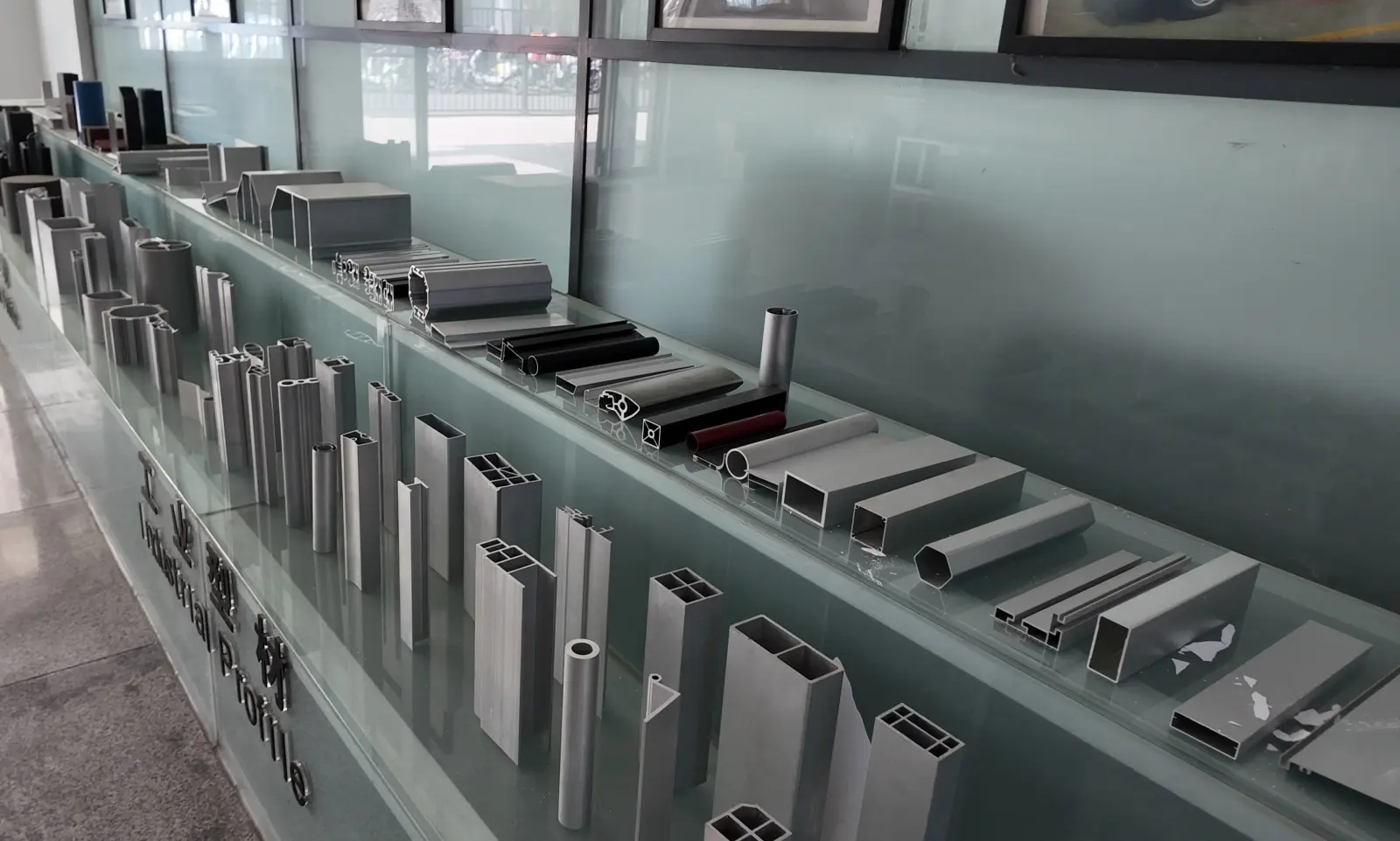 Finished aluminum extrusions ready for dispatch