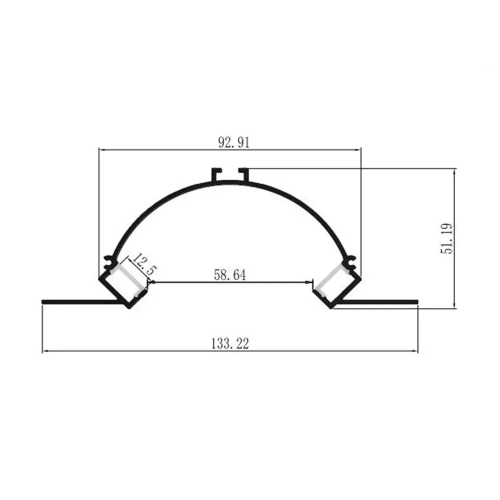 Wholesale Custom 10*10mm LED Corner Linear Strip Light Aluminum Profile Manufacturer Supplier, Manufacturers