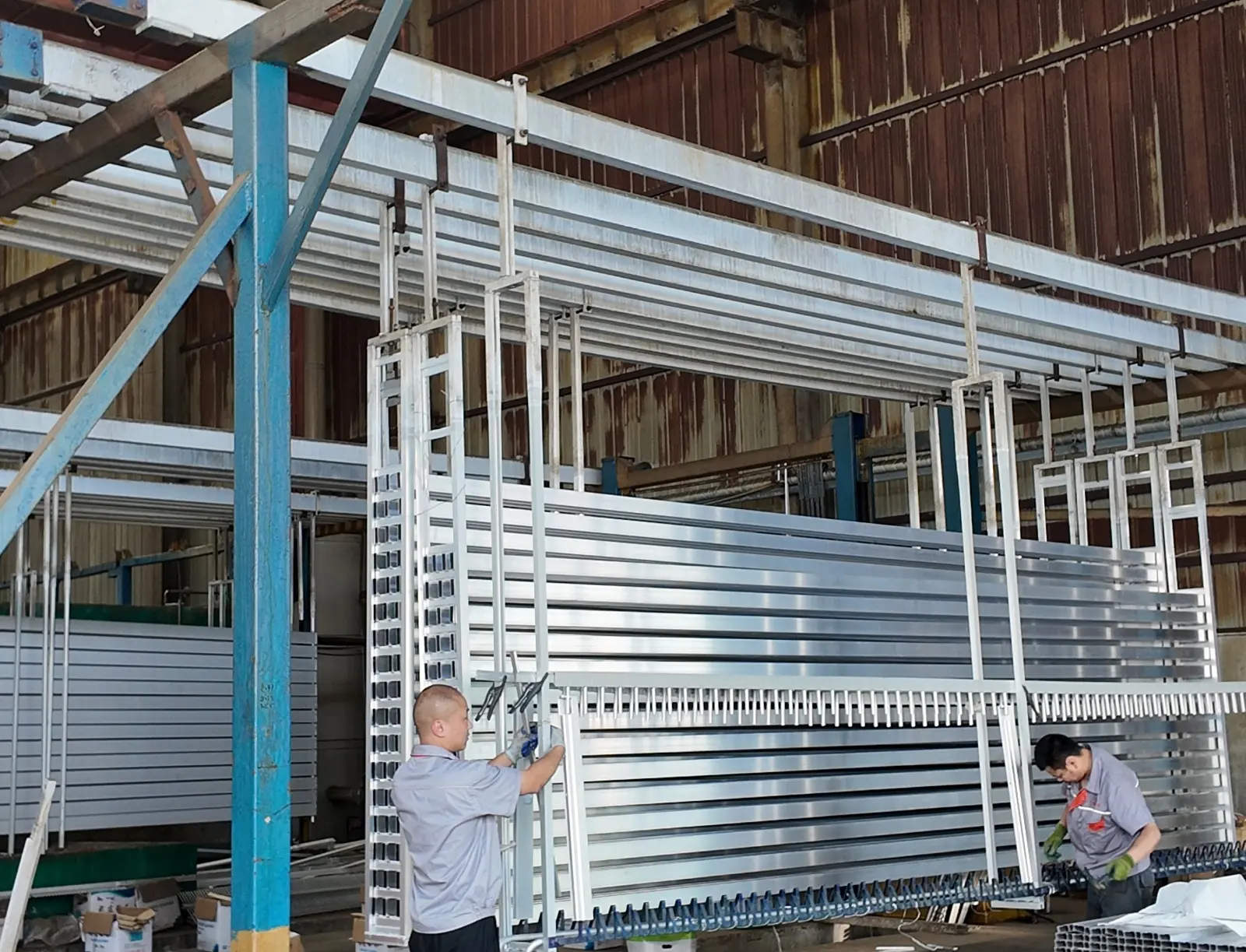 Kangjian aluminum extrusion facility with advanced manufacturing equipment